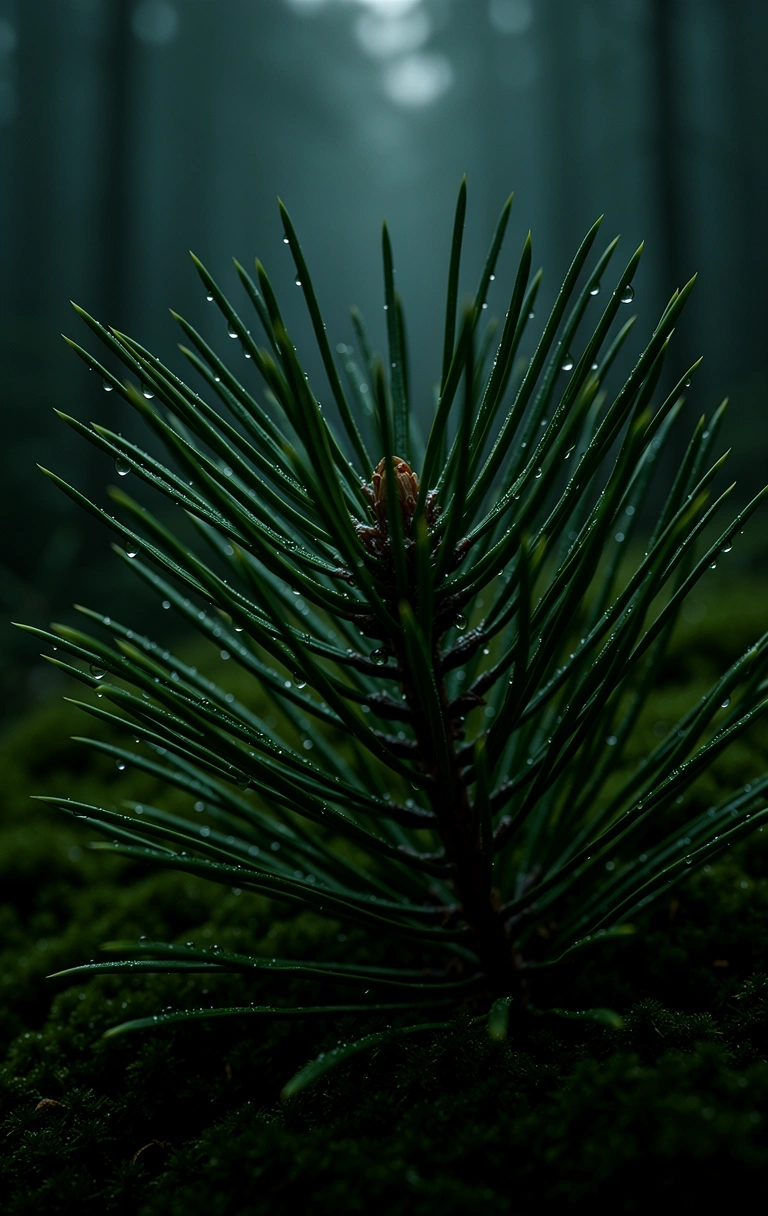 Natürliche alpine Botanik